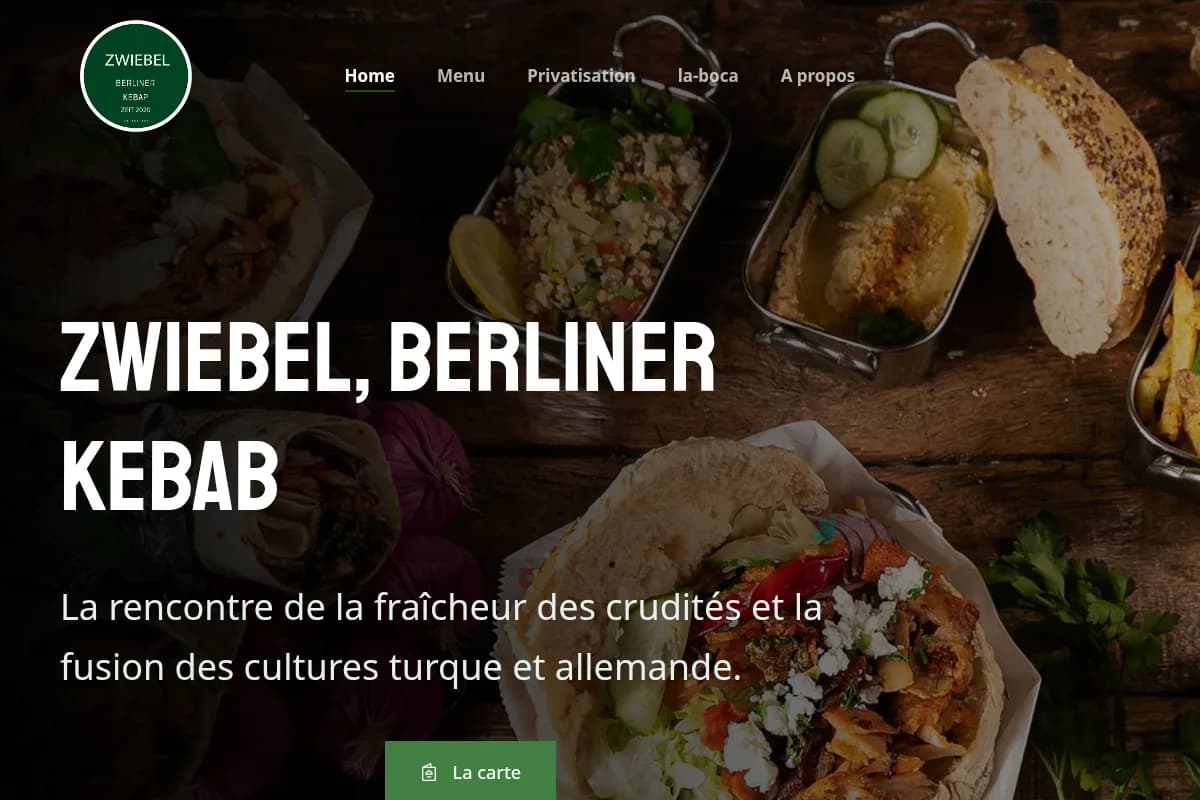 Page d'accueil du site Zwiebel Reims
